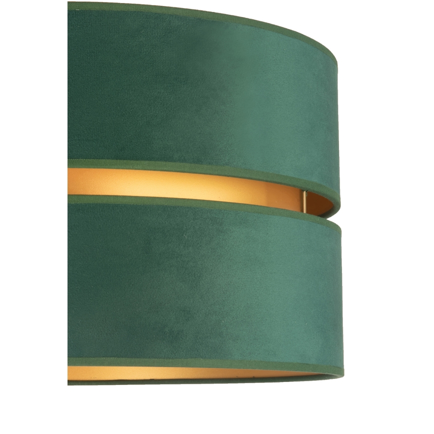 Duolla - Lampada con piedistallo DUO 1xE27/60W/230V diametro 44 cm verde/wenge