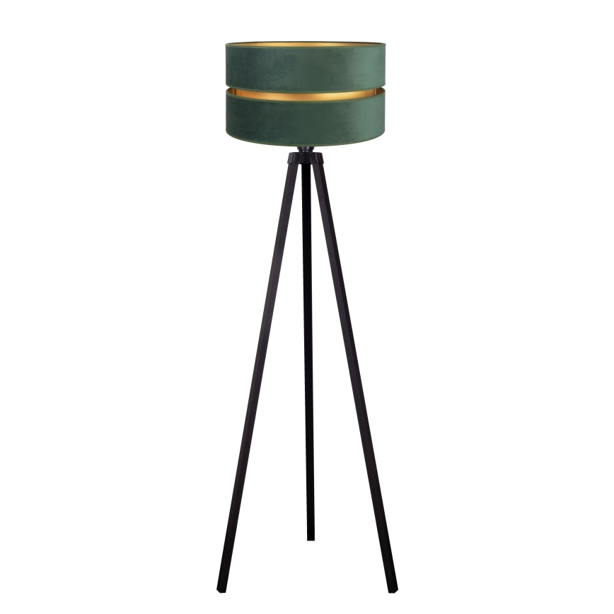 Duolla - Lampada con piedistallo DUO 1xE27/60W/230V diametro 44 cm verde/wenge