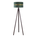 Duolla - Lampada con piedistallo DUO 1xE27/60W/230V diametro 44 cm verde/wenge