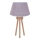 Duolla - Lampada da tavolo BOUCLE 1xE27/15W/230V diametro 28 cm grigio/legno