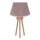 Duolla - Lampada da tavolo BOUCLE 1xE27/15W/230V diametro 28 cm marrone/legno