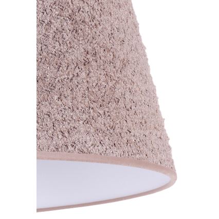 Duolla - Lampada da tavolo BOUCLE 1xE27/15W/230V diametro 28 cm marrone/legno