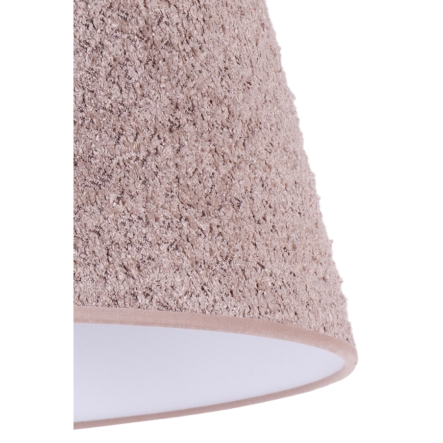 Duolla - Lampada da tavolo BOUCLE 1xE27/15W/230V diametro 28 cm marrone/legno