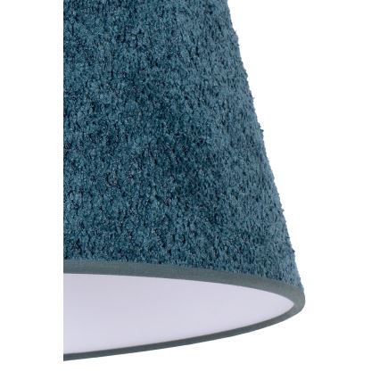 Duolla - Lampada da tavolo BOUCLE 1xE27/15W/230V diametro 28 cm turchese/legno