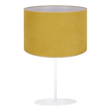 Duolla - Lampada da tavolo BRISTOL 1xE14/15W/230V diametro 17,5 cm giallo/bianco