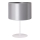 Duolla - Lampada da tavolo CANNES 1xE14/15W/230V diametro 20 cm argento/bianco