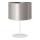 Duolla - Lampada da tavolo CANNES 1xE14/15W/230V diametro 20 cm argento/bianco