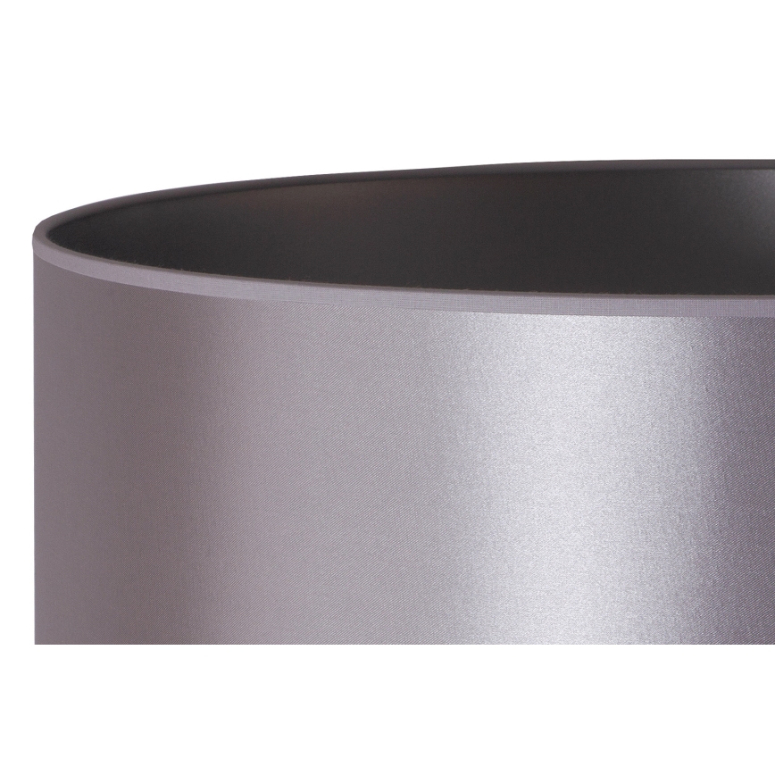 Duolla - Lampada da tavolo CANNES 1xE14/15W/230V diametro 20 cm argento/nero