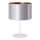 Duolla - Lampada da tavolo CANNES 1xE14/15W/230V diametro 20 cm argento/rame/bianco