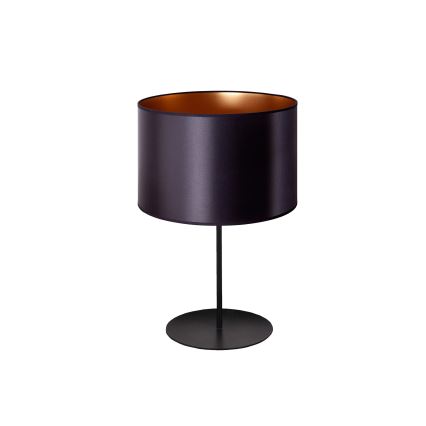 Duolla - Lampada da tavolo CANNES 1xE14/15W/230V diametro 20 cm nero/rame