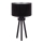 Duolla - Lampada da tavolo LYON 1xE27/15W/230V diametro 30 cm nero