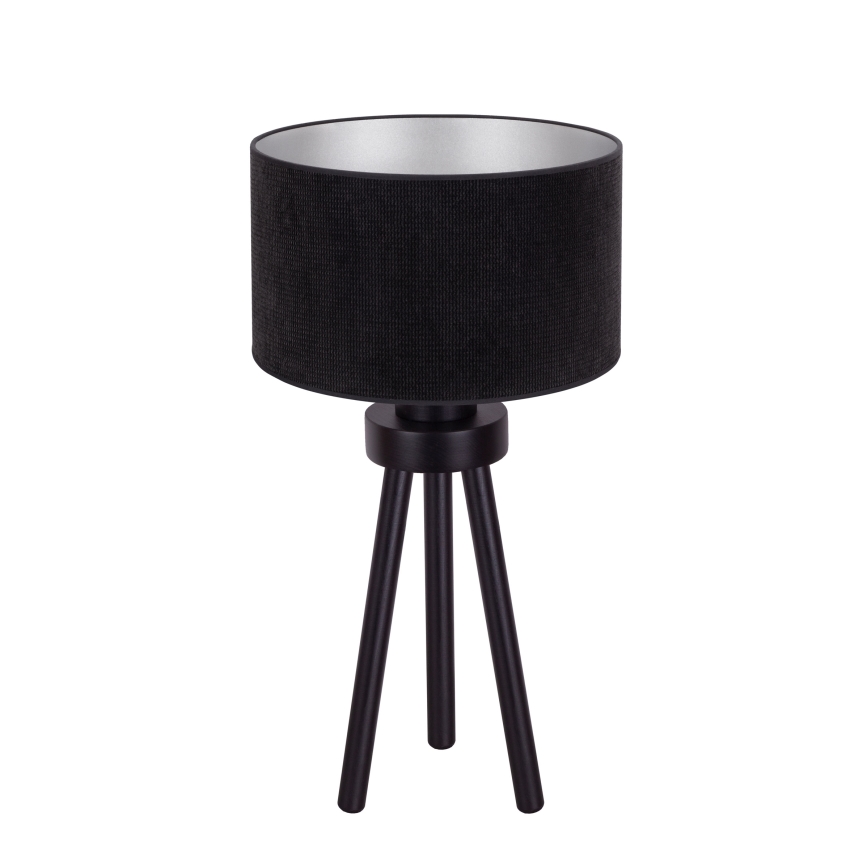 Duolla - Lampada da tavolo LYON 1xE27/15W/230V diametro 30 cm nero
