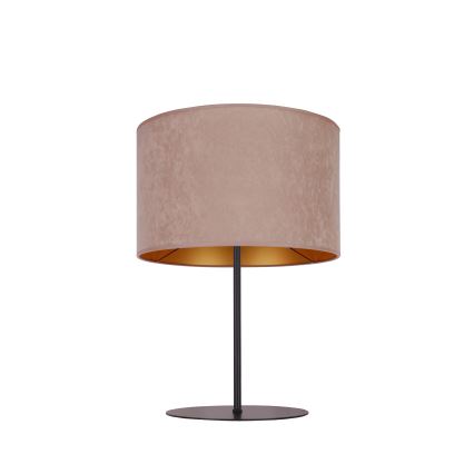 Duolla - Lampada da tavolo ROLLER 1xE14/15W/230V diametro 20 cm beige/oro