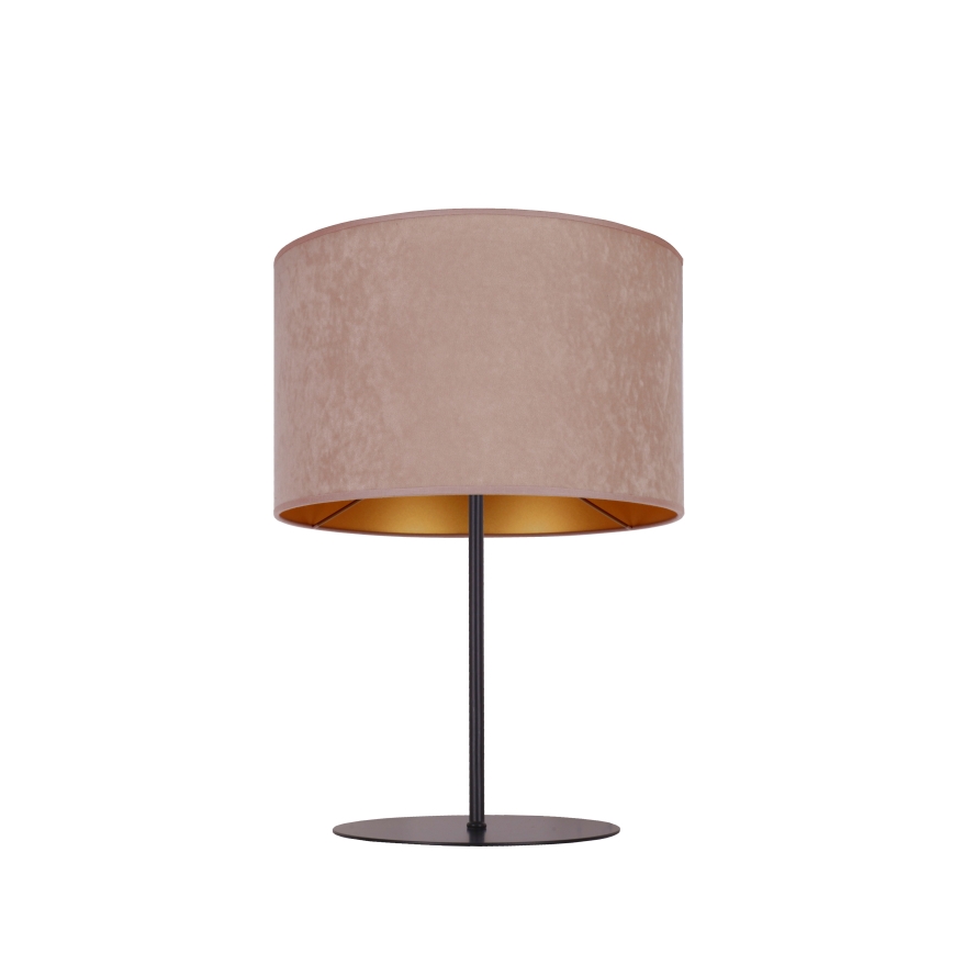 Duolla - Lampada da tavolo ROLLER 1xE14/15W/230V diametro 20 cm beige/oro