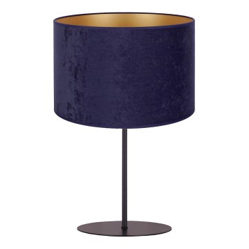 Duolla - Lampada da tavolo ROLLER 1xE14/15W/230V diametro 20 cm blu/oro