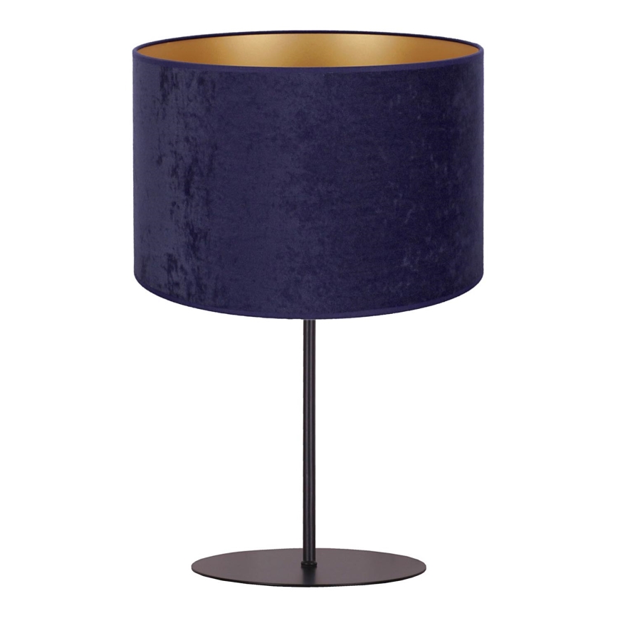 Duolla - Lampada da tavolo ROLLER 1xE14/15W/230V diametro 20 cm blu/oro