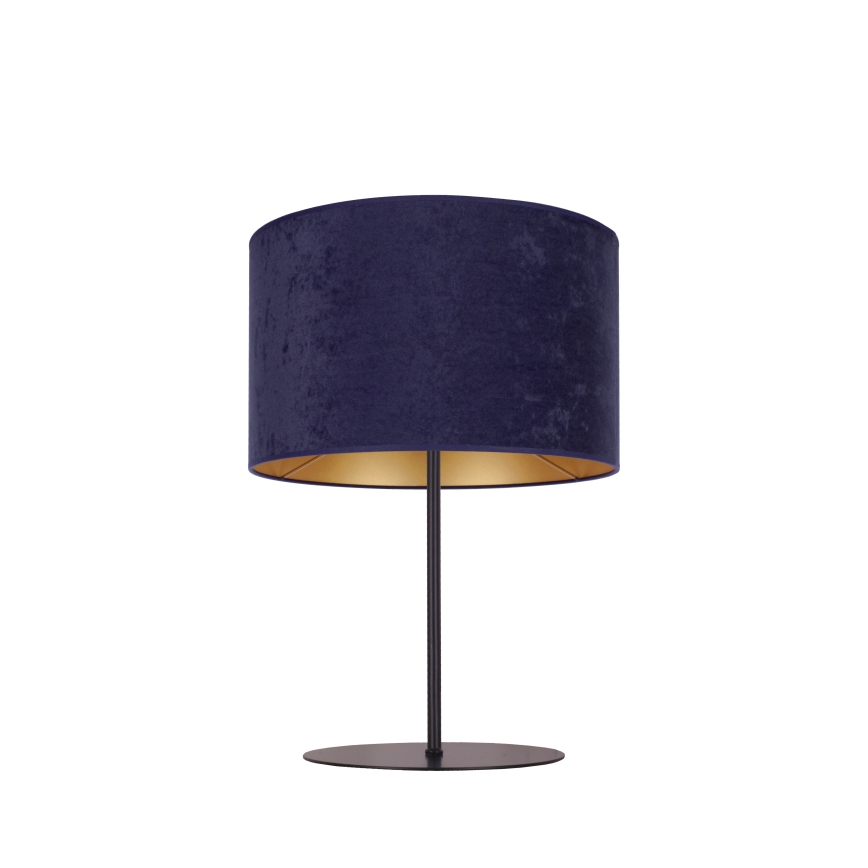 Duolla - Lampada da tavolo ROLLER 1xE14/15W/230V diametro 20 cm blu/oro