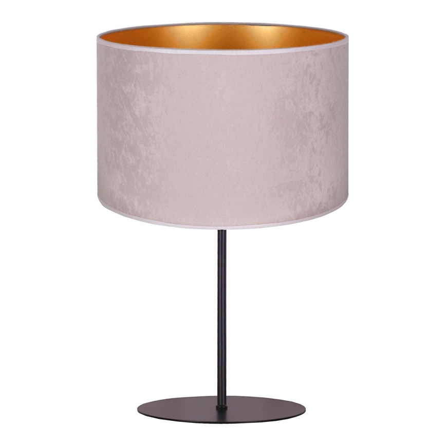 Duolla - Lampada da tavolo ROLLER 1xE14/15W/230V diametro 20 cm grigio/oro