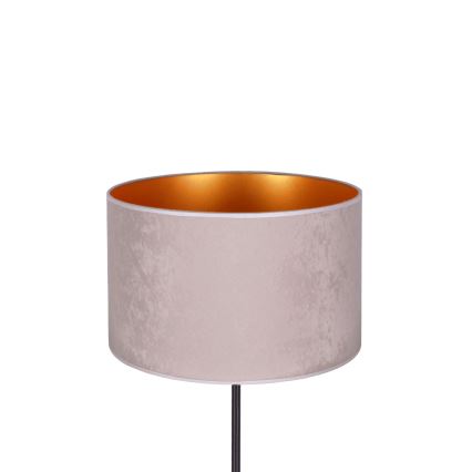 Duolla - Lampada da tavolo ROLLER 1xE14/15W/230V diametro 20 cm grigio/oro