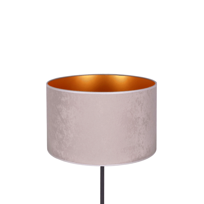 Duolla - Lampada da tavolo ROLLER 1xE14/15W/230V diametro 20 cm grigio/oro