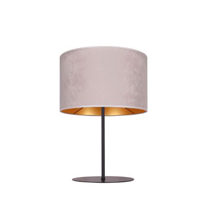 Duolla - Lampada da tavolo ROLLER 1xE14/15W/230V diametro 20 cm grigio/oro