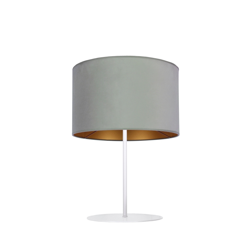 Duolla - Lampada da tavolo ROLLER 1xE14/15W/230V diametro 20 cm luce verde/oro