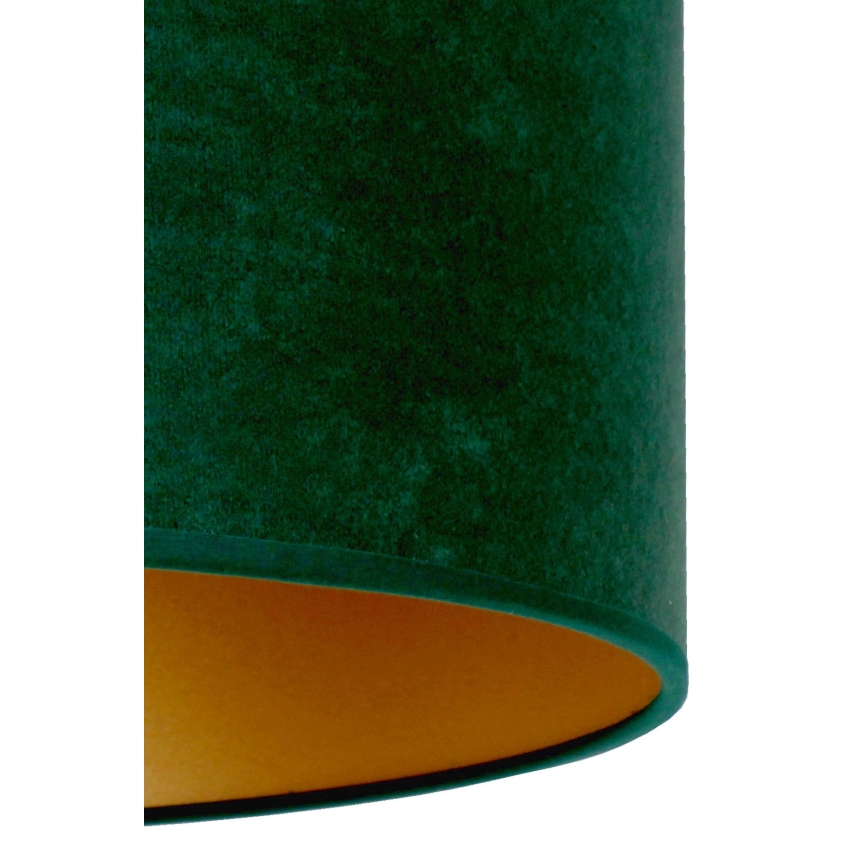 Duolla - Lampada da tavolo ROLLER 1xE14/15W/230V diametro 20 cm verde scuro/oro