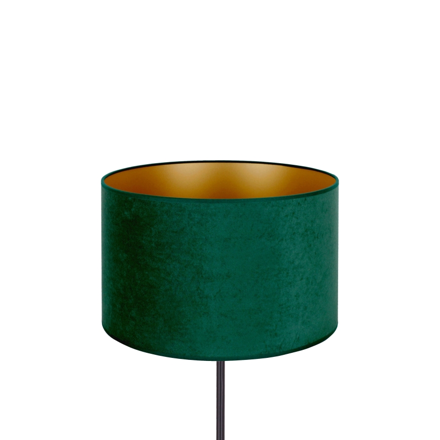 Duolla - Lampada da tavolo ROLLER 1xE14/15W/230V diametro 20 cm verde scuro/oro