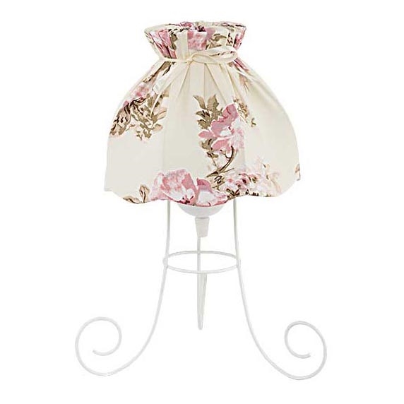 Duolla - Lampada da tavolo VIOLIN 1xE27/40W/230V diametro 28 cm rosa