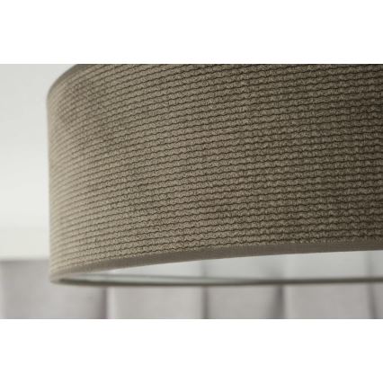 Duolla - Lampada da soffitto LED CORTINA LED/26W/230V diam. 45 cm 4000K marrone