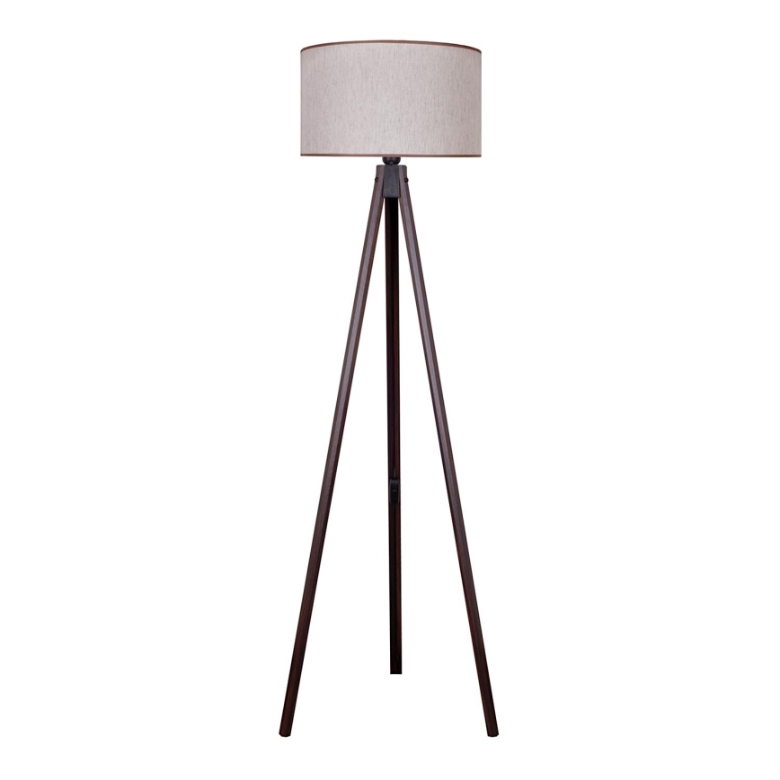 Duolla - Lampadaire 1xE27/60W/230V d. 44 cm beige/wenge