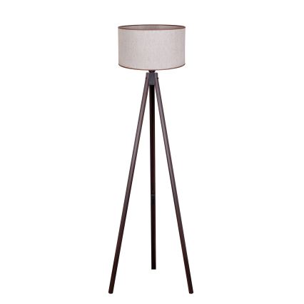Duolla - Lampadaire 1xE27/60W/230V d. 44 cm beige/wenge