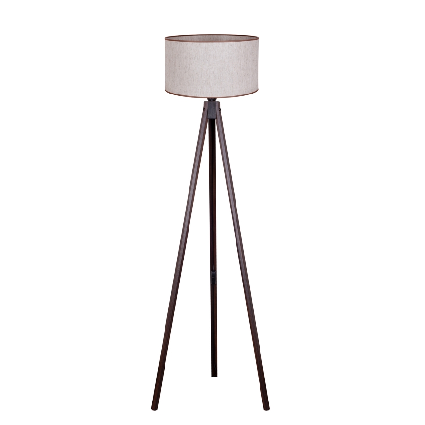 Duolla - Lampadaire 1xE27/60W/230V d. 44 cm beige/wenge