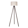 Duolla - Lampadaire 1xE27/60W/230V d. 44 cm crème/marron