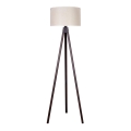 Duolla - Lampadaire 1xE27/60W/230V d. 44 cm crème/wenge