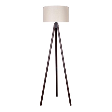 Duolla - Lampadaire 1xE27/60W/230V d. 44 cm crème/wenge