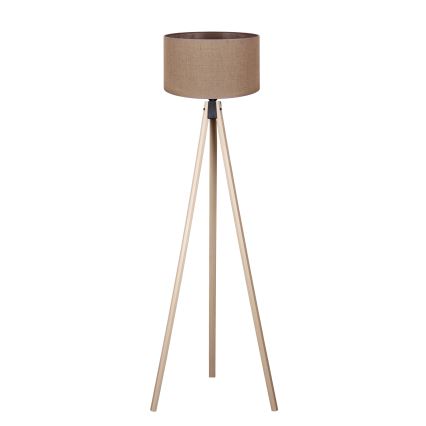 Duolla - Lampadaire 1xE27/60W/230V d. 44 cm marron/beige