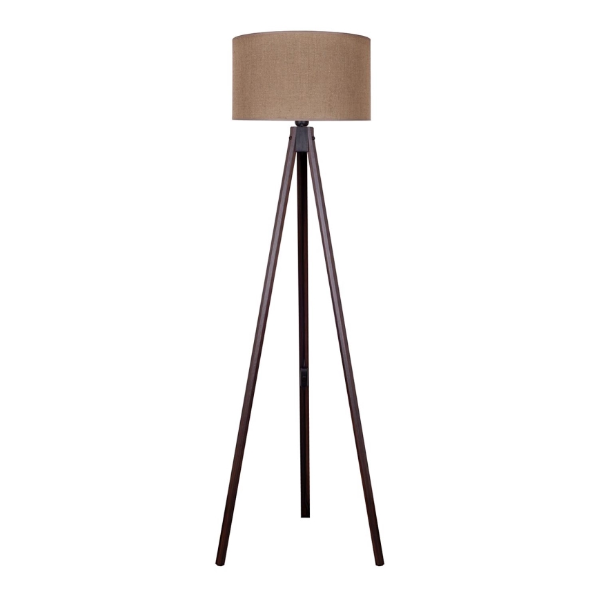 Duolla - Lampadaire 1xE27/60W/230V d. 44 cm marron/wenge