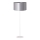 Duolla - Lampadaire CANNES 1xE27/15W/230V d. 45 cm argent/blanc