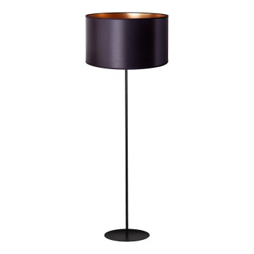 Duolla - Lampadaire CANNES 1xE27/15W/230V d. 45 cm noir/cuivre