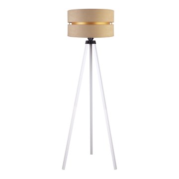 Duolla - Lampadaire DUO 1xE27/60W/230V d. 44 cm beige/blanc