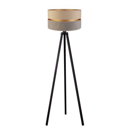Duolla - Lampadaire DUO 1xE27/60W/230V d. 44 cm beige/gris/wenge