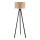 Duolla - Lampadaire DUO 1xE27/60W/230V d. 44 cm beige/wenge