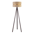 Duolla - Lampadaire DUO 1xE27/60W/230V d. 44 cm beige/wenge