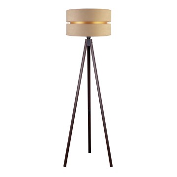 Duolla - Lampadaire DUO 1xE27/60W/230V d. 44 cm beige/wenge