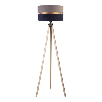 Duolla - Lampadaire DUO 1xE27/60W/230V d. 44 cm gris/bleu/beige