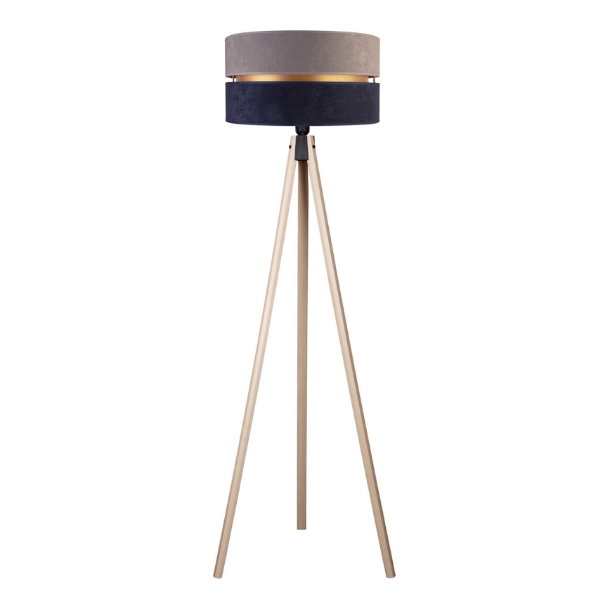 Duolla - Lampadaire DUO 1xE27/60W/230V d. 44 cm gris/bleu/beige