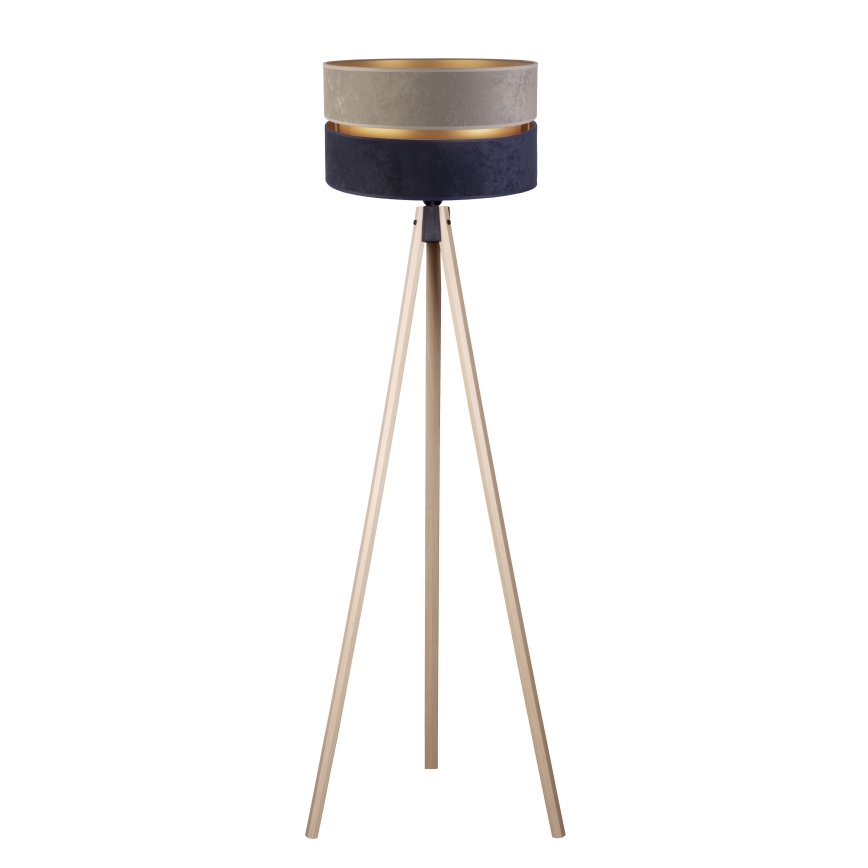 Duolla - Lampadaire DUO 1xE27/60W/230V d. 44 cm gris/bleu/beige
