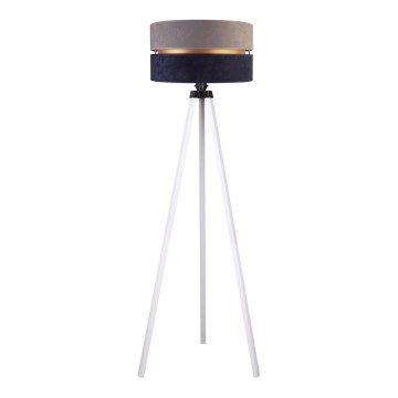 Duolla - Lampadaire DUO 1xE27/60W/230V d. 44 cm gris/bleu/blanc