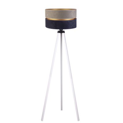 Duolla - Lampadaire DUO 1xE27/60W/230V d. 44 cm gris/bleu/blanc